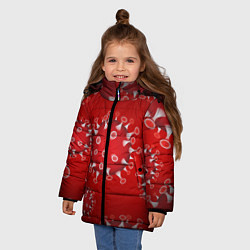 Куртка зимняя для девочки Вирусяка, цвет: 3D-черный — фото 2