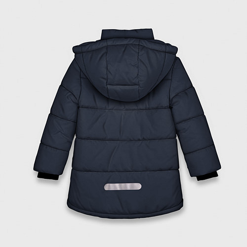 Зимняя куртка для девочки Пряник / 3D-Черный – фото 2