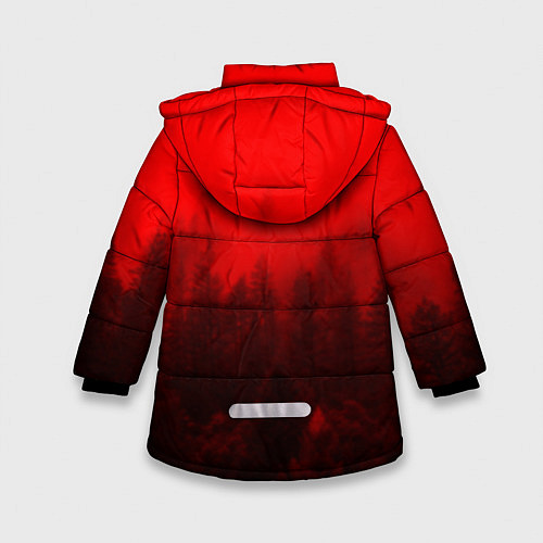 Зимняя куртка для девочки Twin Peaks / 3D-Черный – фото 2