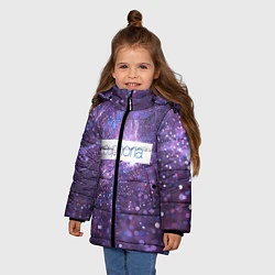 Куртка зимняя для девочки Сериал Euphoria, цвет: 3D-черный — фото 2