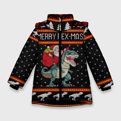 Зимняя куртка для девочки Merry Rex-mas