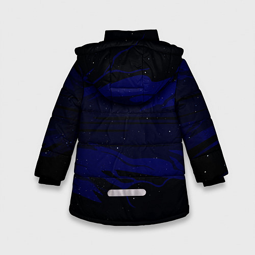 Зимняя куртка для девочки Among Us x Resident Evil / 3D-Черный – фото 2