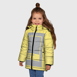 Куртка зимняя для девочки Ultimate Gray 17-5104, цвет: 3D-черный — фото 2