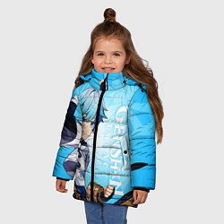Куртка зимняя для девочки GENSHIN IMPACT, ЧЖУН ЮНЬ, цвет: 3D-черный — фото 2