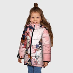 Куртка зимняя для девочки GENSHIN IMPACT, ДИОНА, цвет: 3D-черный — фото 2