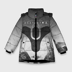 Куртка зимняя для девочки DESTINY, цвет: 3D-черный