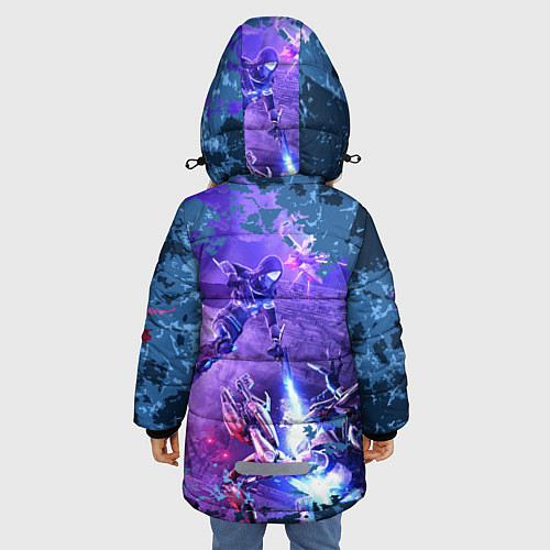 Зимняя куртка для девочки Destiny 2 : Beyond Light / 3D-Красный – фото 4