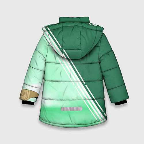 Зимняя куртка для девочки Genshin Impact / 3D-Черный – фото 2
