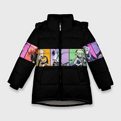Зимняя куртка для девочки Genshin Impact - Полоса