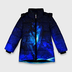 Куртка зимняя для девочки Dark Wolf, цвет: 3D-черный