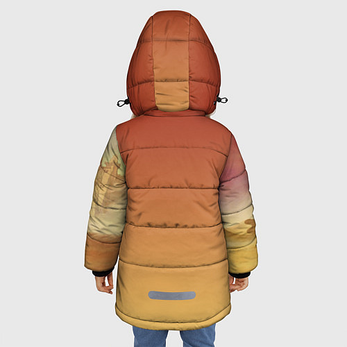 Зимняя куртка для девочки Разочарование / 3D-Красный – фото 4