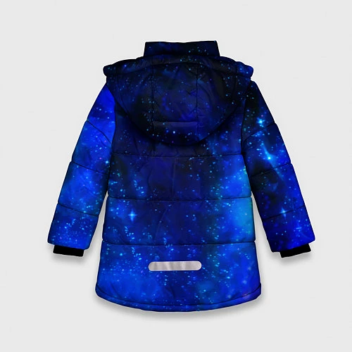 Зимняя куртка для девочки Доктор Стоун / 3D-Черный – фото 2