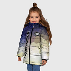 Куртка зимняя для девочки LAND ROVER, цвет: 3D-черный — фото 2
