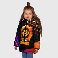 Куртка зимняя для девочки Гаджет Генерала Гавса, цвет: 3D-черный — фото 2