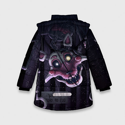 Зимняя куртка для девочки Фантайм Фокси / 3D-Черный – фото 2