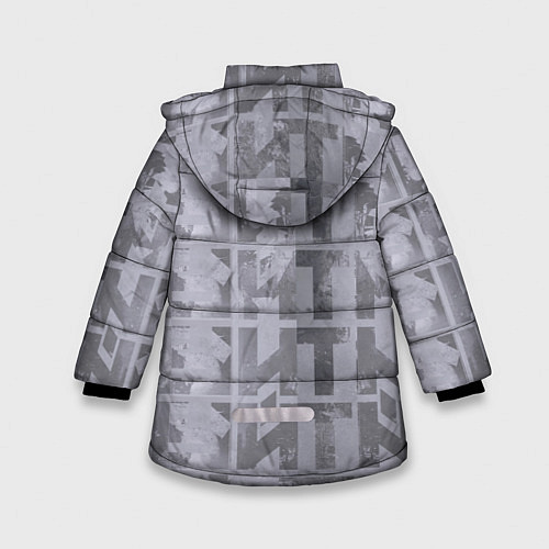 Зимняя куртка для девочки Ваня Дмитриенко / 3D-Черный – фото 2