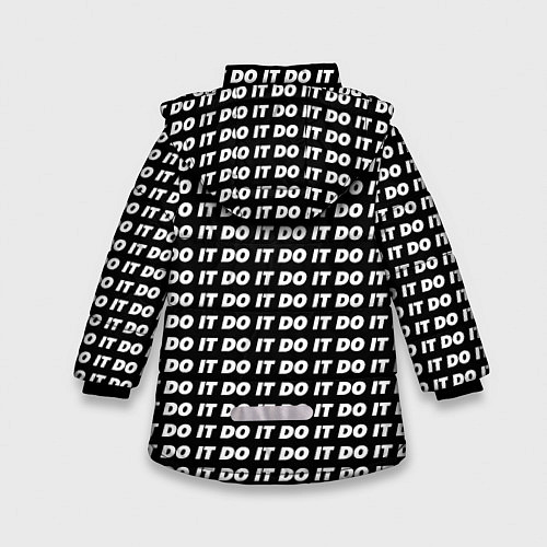 Зимняя куртка для девочки Люцик / 3D-Черный – фото 2
