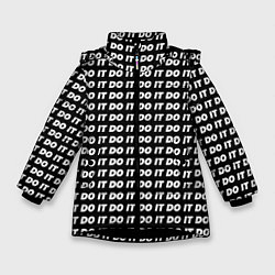 Куртка зимняя для девочки Люцик, цвет: 3D-черный