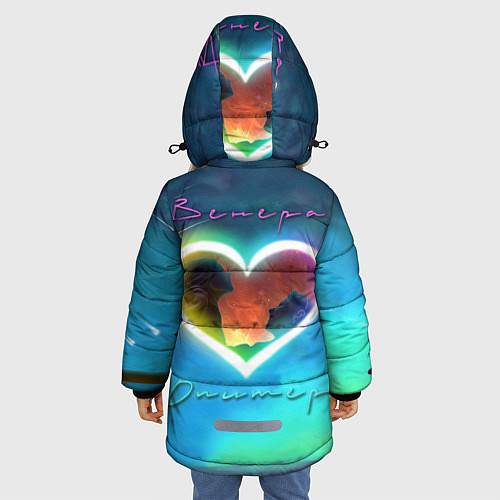 Зимняя куртка для девочки Ваня Дмитриенко Венера-Юпитер / 3D-Светло-серый – фото 4