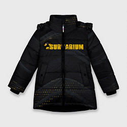 Куртка зимняя для девочки SURVARIUM STALKER, цвет: 3D-черный