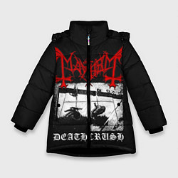 Куртка зимняя для девочки Mayhem, цвет: 3D-черный