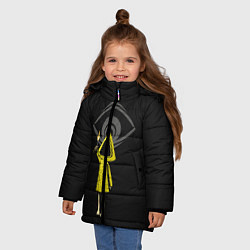 Куртка зимняя для девочки Little Nightmares 2, цвет: 3D-красный — фото 2