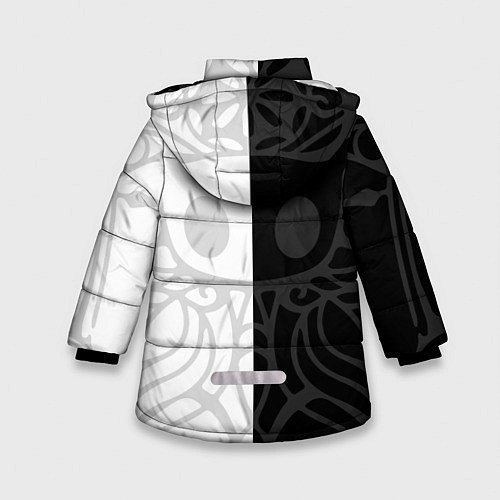 Зимняя куртка для девочки HOLLOW KNIGHT ХОЛЛОУ НАЙТ / 3D-Черный – фото 2