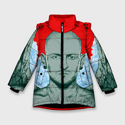 Куртка зимняя для девочки LINKIN PARK, цвет: 3D-черный