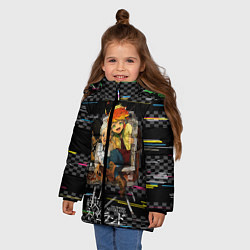 Куртка зимняя для девочки Обещанный Неверленд, цвет: 3D-черный — фото 2