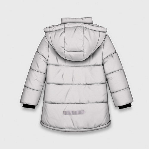 Зимняя куртка для девочки Лисица / 3D-Черный – фото 2