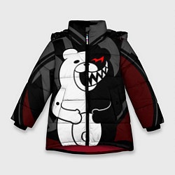 Куртка зимняя для девочки MONOKUMA МОНОКУМА DANGANRO, цвет: 3D-красный