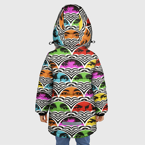 Зимняя куртка для девочки АКАДЕМИЯ АМБРЕЛЛА / 3D-Красный – фото 4