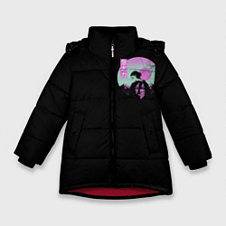 Зимняя куртка для девочки Атака Титанов