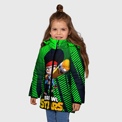 Куртка зимняя для девочки Мстительница Биби BIBILANTE, цвет: 3D-красный — фото 2