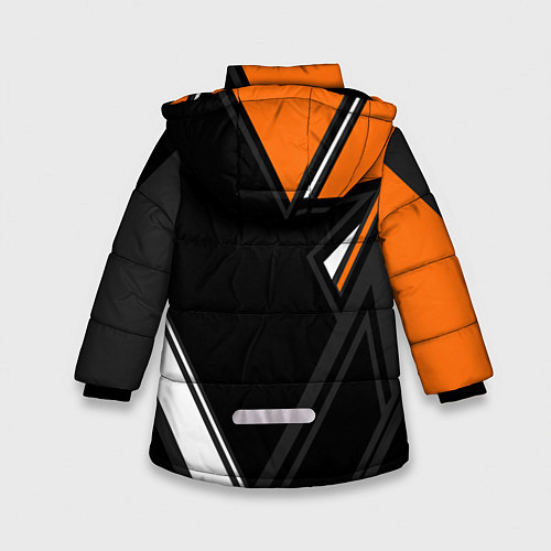 Зимняя куртка для девочки KTM КТМ / 3D-Черный – фото 2