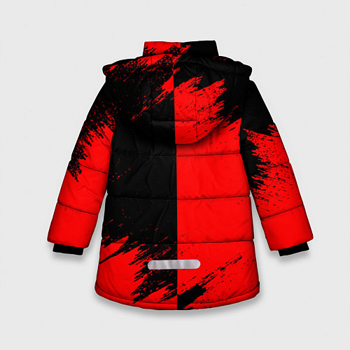 Зимняя куртка для девочки YAMAHA ЯМАХА / 3D-Черный – фото 2