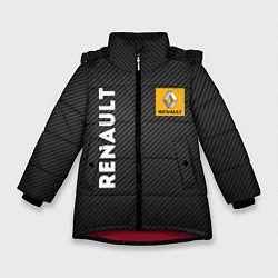 Куртка зимняя для девочки Renault, цвет: 3D-красный