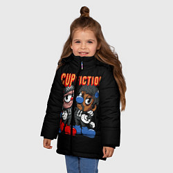 Куртка зимняя для девочки CUP FICTION, цвет: 3D-красный — фото 2