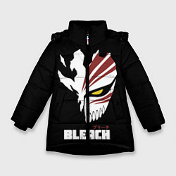 Куртка зимняя для девочки BLEACH MASK, цвет: 3D-черный