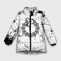 Куртка зимняя для девочки МЕЛИОДАС 7 СМЕРТНЫХ ГРЕХОВ, цвет: 3D-светло-серый