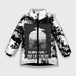 Куртка зимняя для девочки The Last of US SURVIVE, цвет: 3D-черный