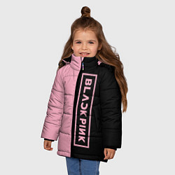 Куртка зимняя для девочки BLACKPINK, цвет: 3D-черный — фото 2