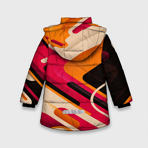Зимняя куртка для девочки Traffic / 3D-Черный – фото 2