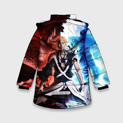 Зимняя куртка для девочки Bleach Ichigo Kurosaki / 3D-Красный – фото 2