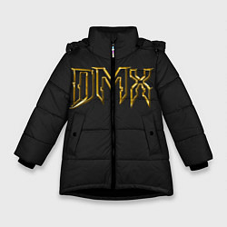 Куртка зимняя для девочки DMX Gold, цвет: 3D-черный