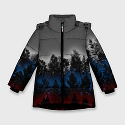 Зимняя куртка для девочки Флаг из леса