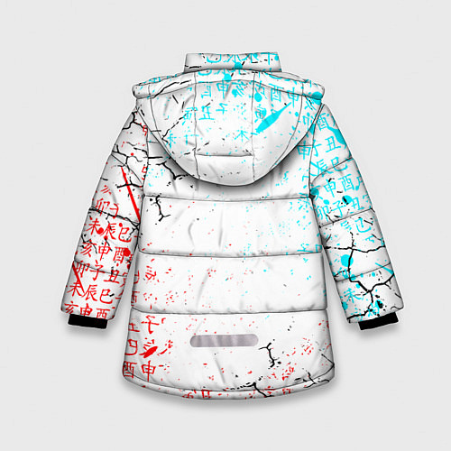 Зимняя куртка для девочки СОН ДЖИН ВУ SOLO LEVELING / 3D-Черный – фото 2