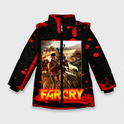 Куртка зимняя для девочки FARCRY ФАРКРАЙ GAME, цвет: 3D-черный