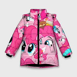 Зимняя куртка для девочки Pinkie Pie pattern