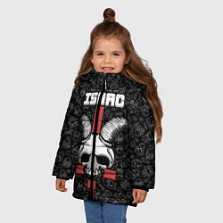 Куртка зимняя для девочки The Binding of Isaac, цвет: 3D-светло-серый — фото 2